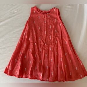 Old Navy Pink and White Sleeveless Sundress